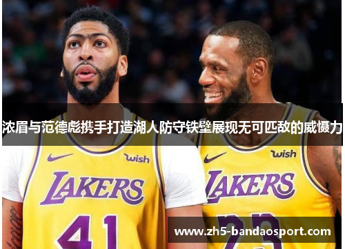 浓眉与范德彪携手打造湖人防守铁壁展现无可匹敌的威慑力
